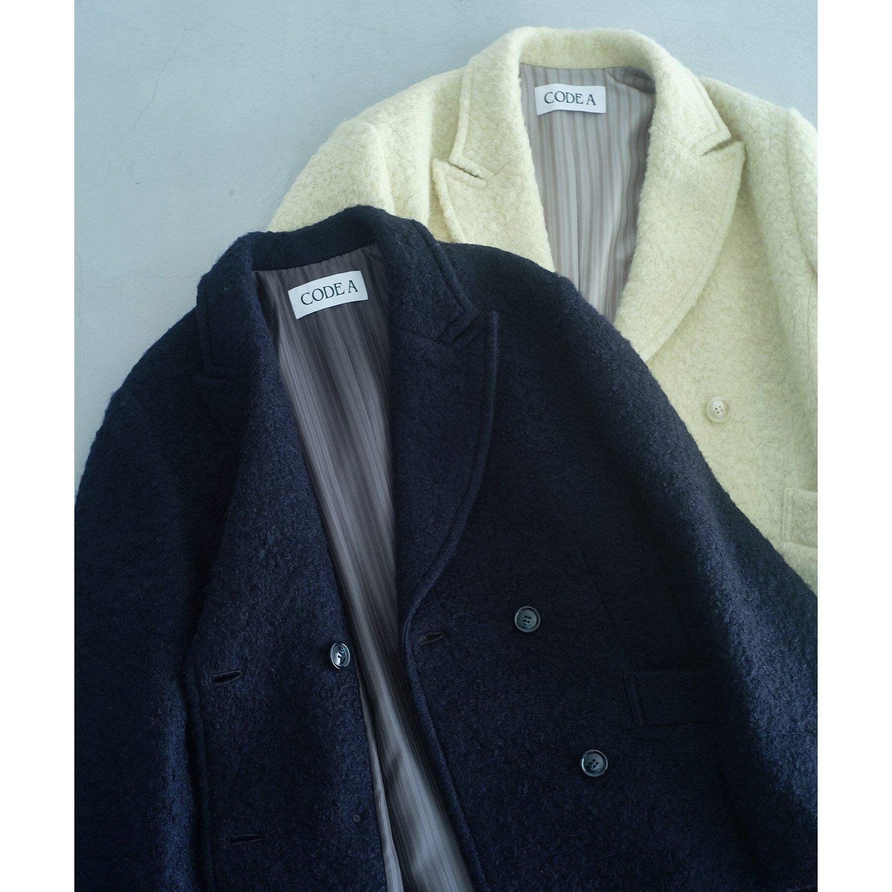 CODE A「M long coat」|チェスターコート|