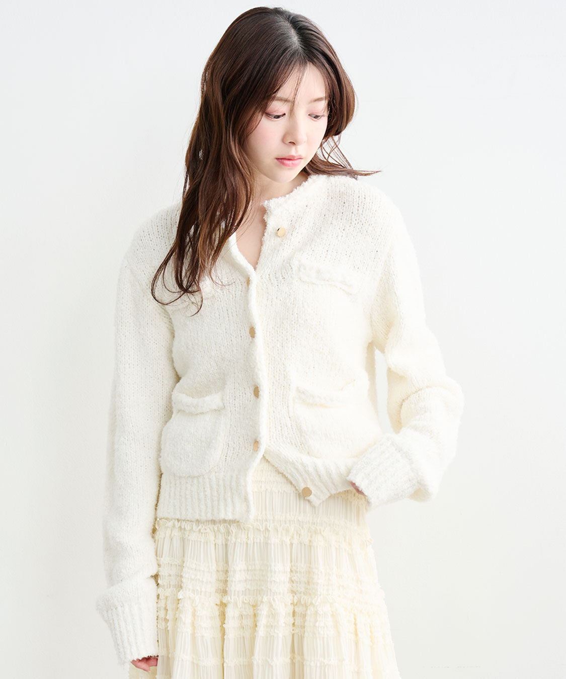 COCO DEAL「ポケットディティールコンパクトニットカーディガン」|ニット・セーター|