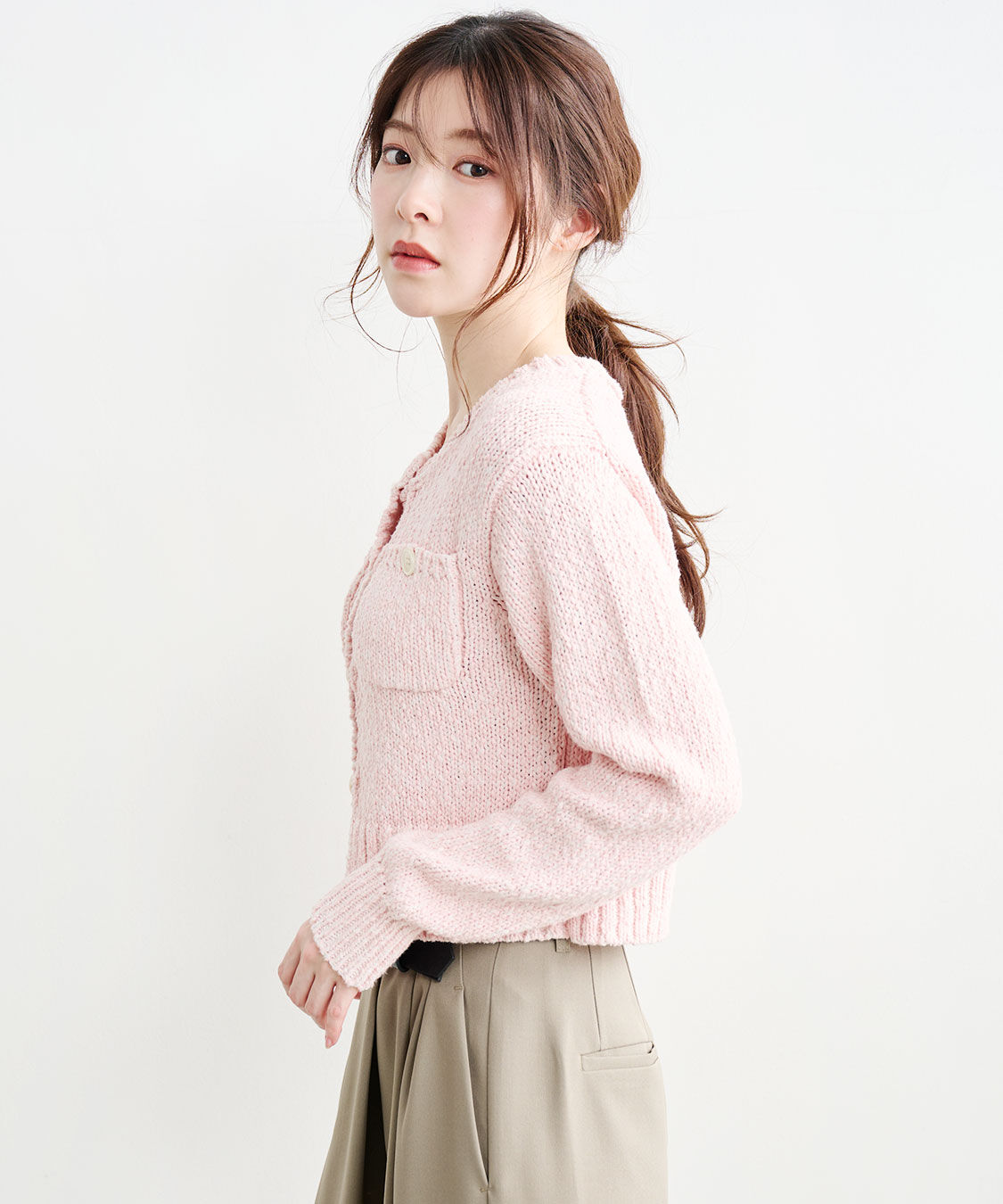 COCO DEAL「ポケットディティールコンパクトニットカーディガン」|ニット・セーター|