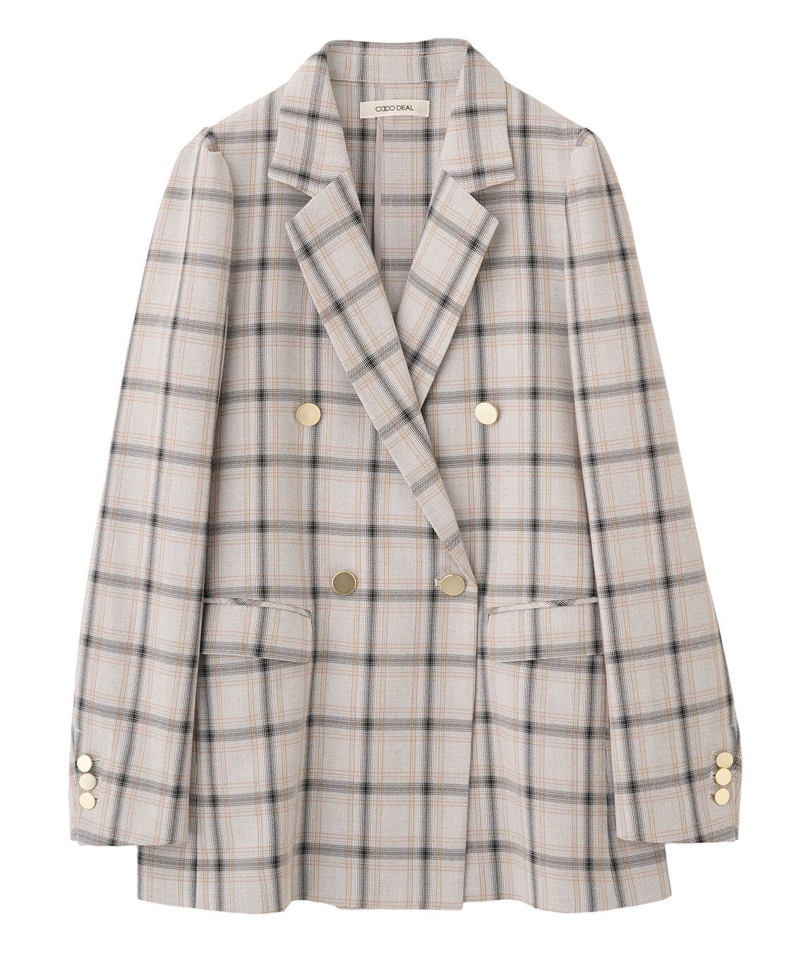 COCO DEAL「パフスリーブジャケット」|テーラードジャケット|