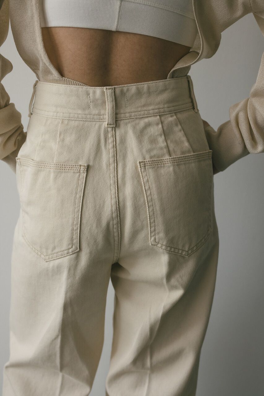 STYLEMIXER「センタープレスワイドデニム」|デニム|