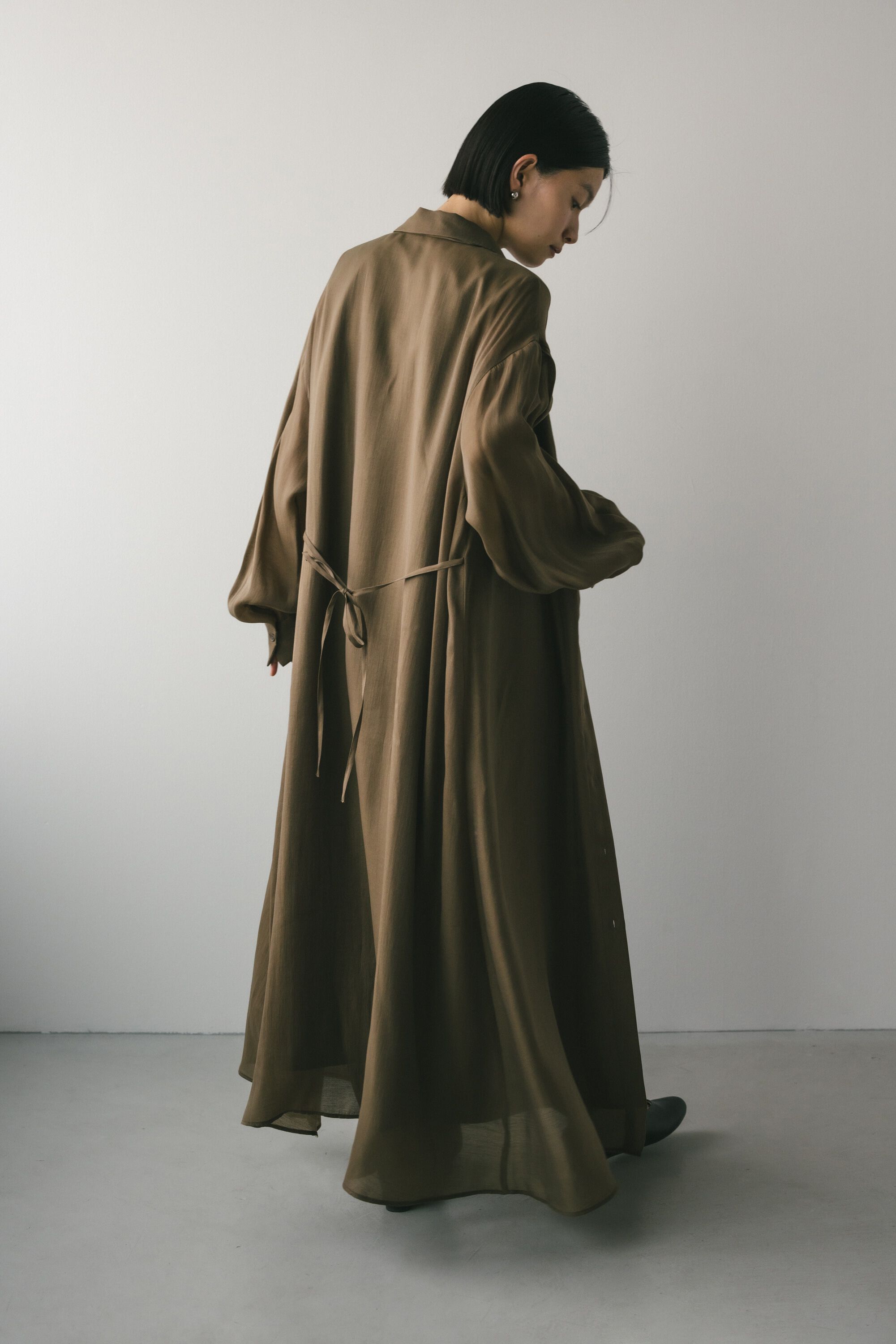 STYLEMIXER「シアーレイヤーシャツワンピース」|ワンピース|