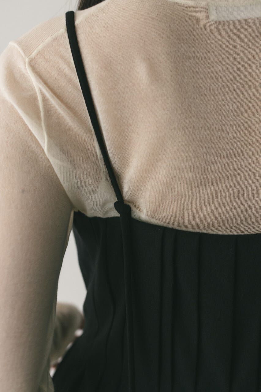 STYLEMIXER「タッキングペプラムキャミ」|キャミソール|