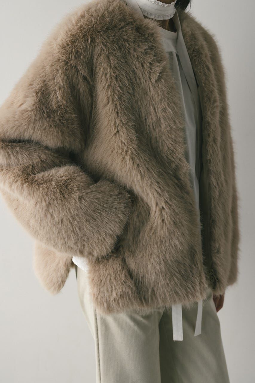 STYLEMIXER「ノーカラーファージャケット」|その他|