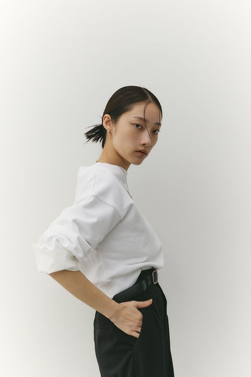 STYLEMIXER「フリルカフスウェットトップ」|Tシャツ・カットソー|