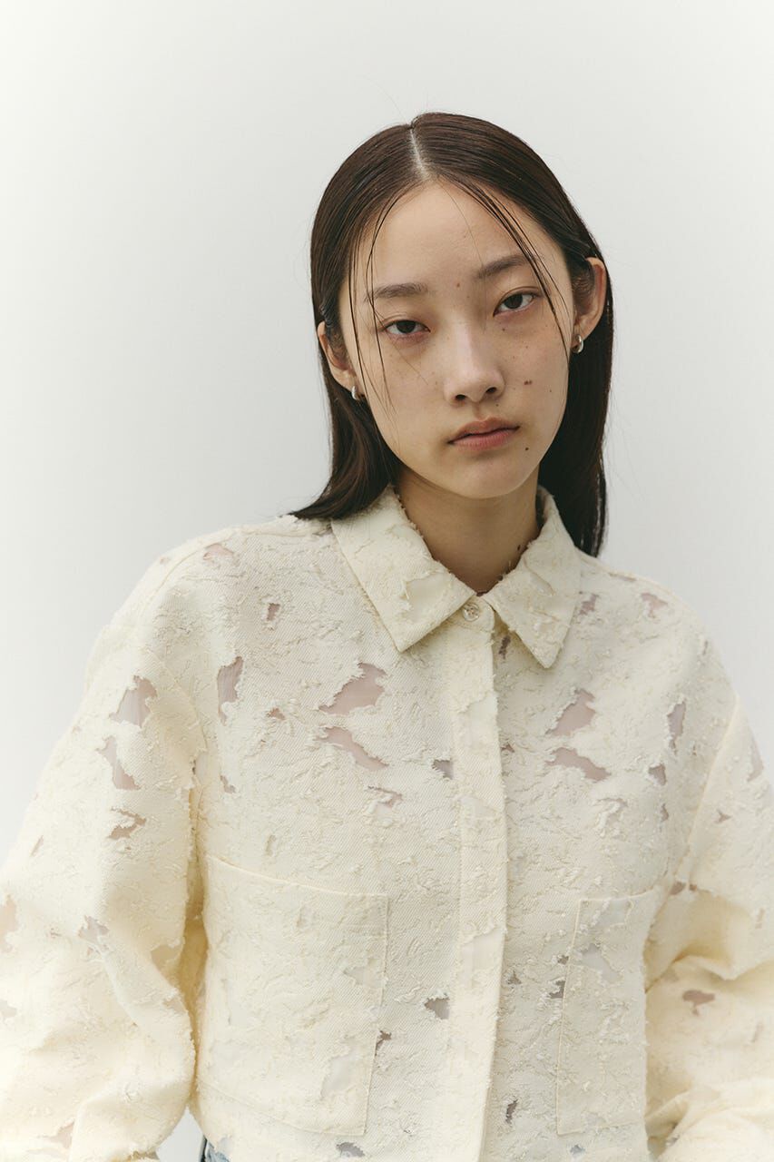 STYLEMIXER「ジャガードショートジャケット」|シャツ・ブラウス|