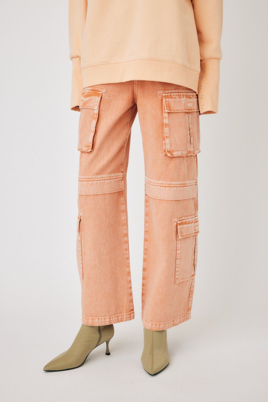 MOUSSY「LOWRISE CARGO STRAIGHT」|デニム|