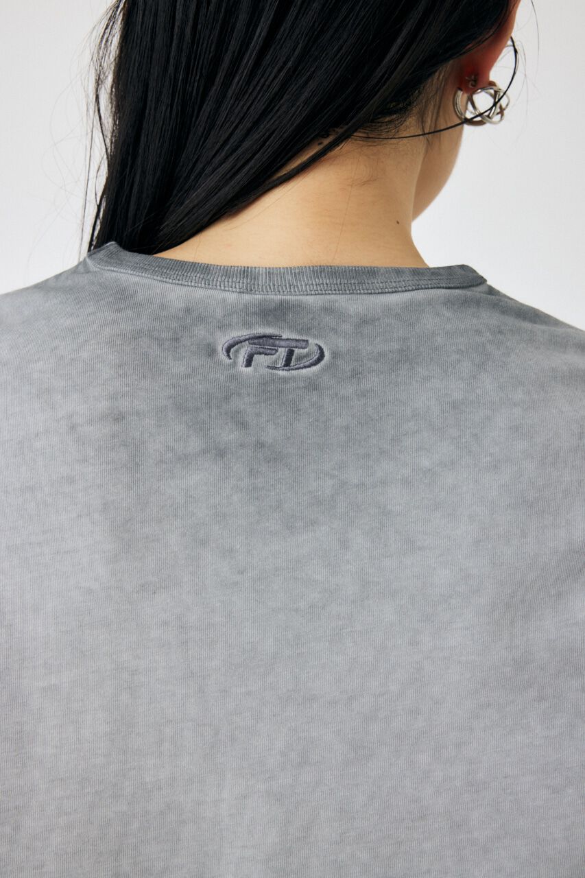 MOUSSY「LAYERED LIKE EMBROIDERY LS Tシャツ」|Tシャツ・カットソー|