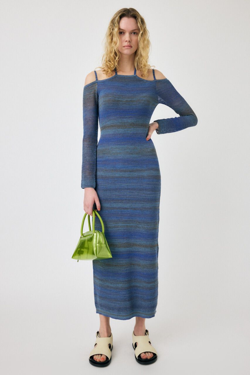 MOUSSY「MULTI COLOR ニットドレス」|ワンピース|