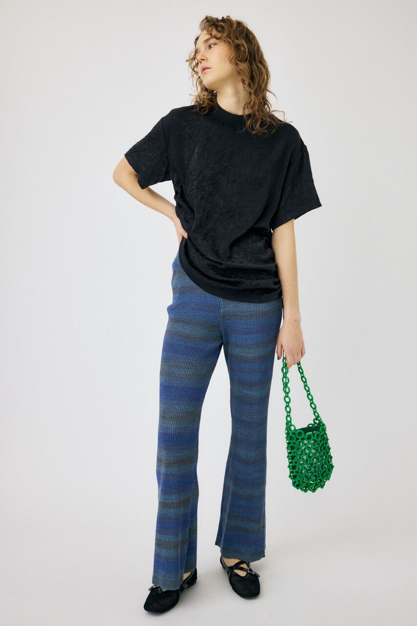 MOUSSY「MULTI BORDER ニットパンツ」|その他|