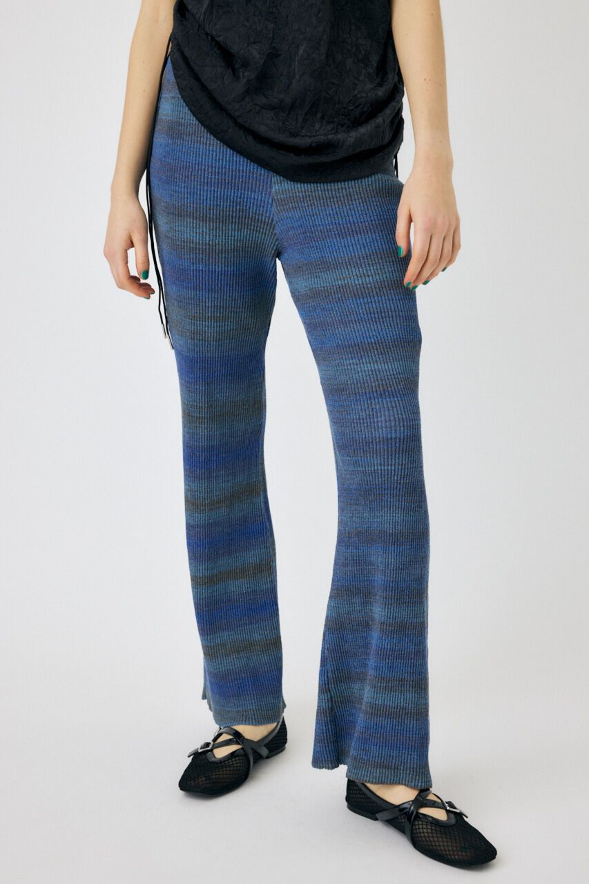 MOUSSY「MULTI BORDER ニットパンツ」|その他|