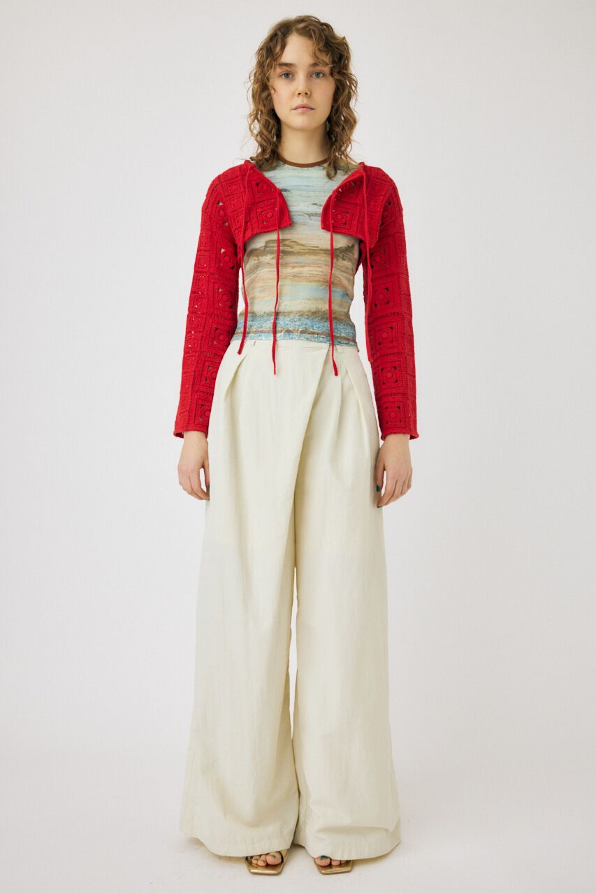 MOUSSY「CROCHET カーディガン」|カーディガン|