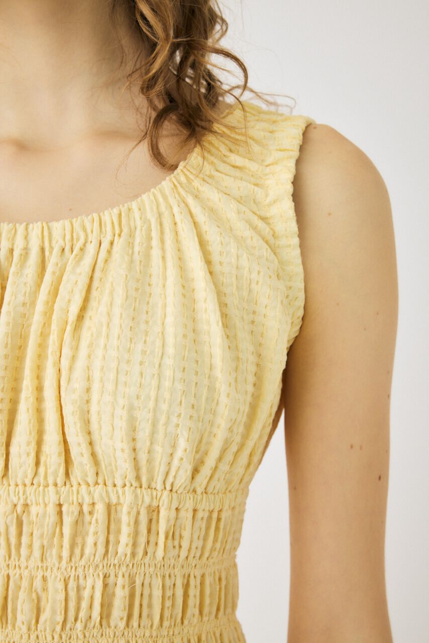 MOUSSY「SUCKER CHECK GATHER ドレス」|ワンピース|