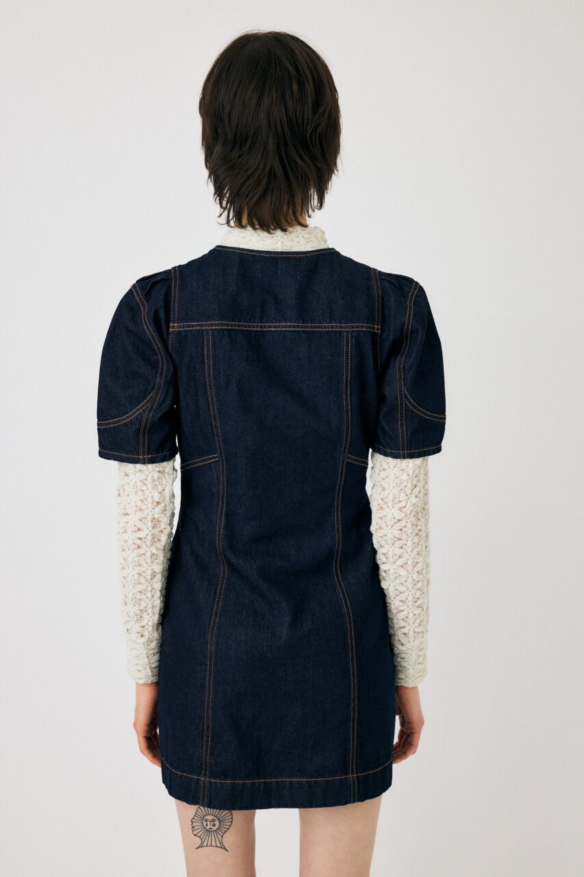 MOUSSY「FRONT ZIP MINI ドレス」|ワンピース|