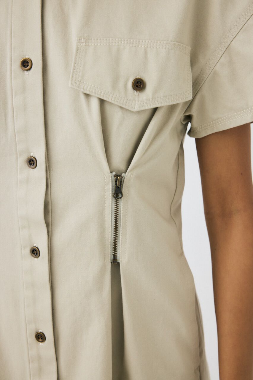 MOUSSY「WAIST ZIP UP ドレス」|ワンピース|