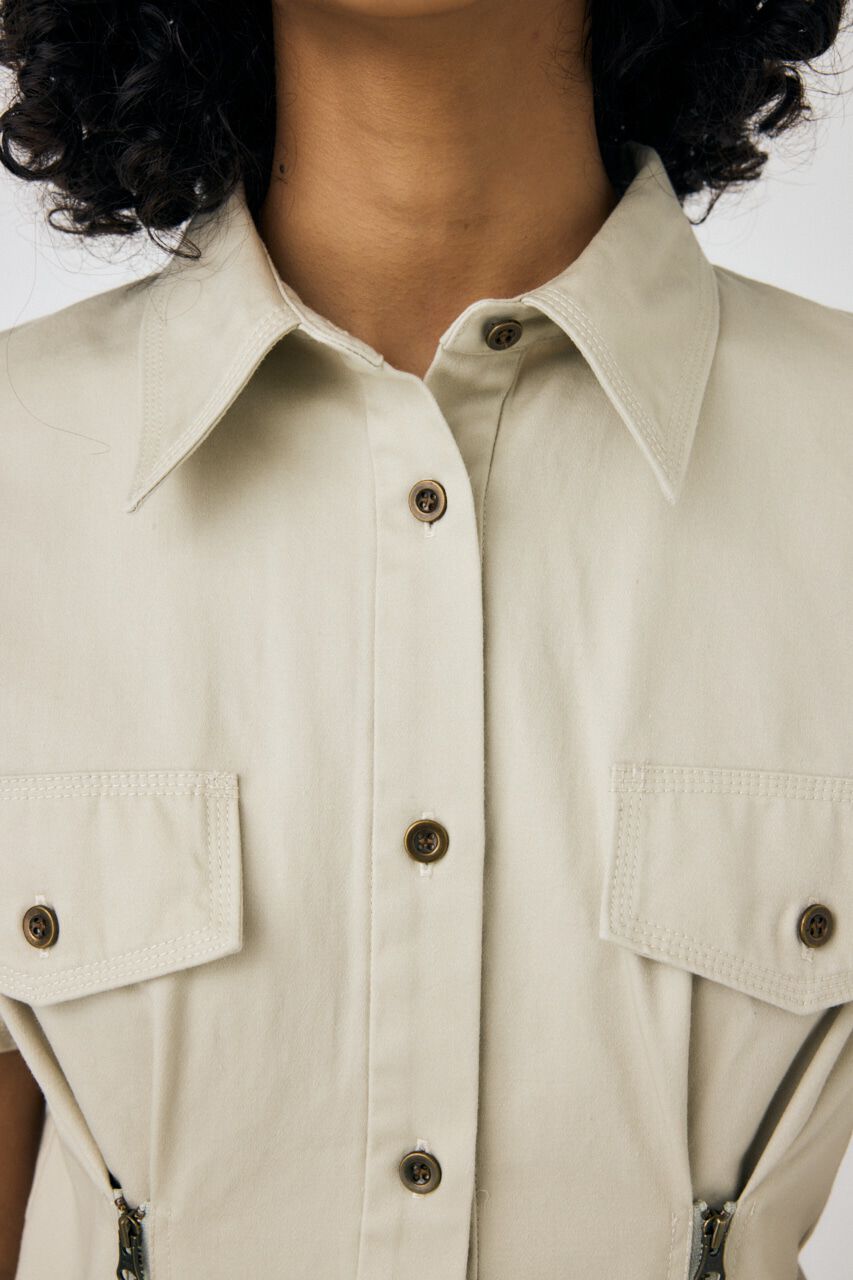 MOUSSY「WAIST ZIP UP ドレス」|ワンピース|