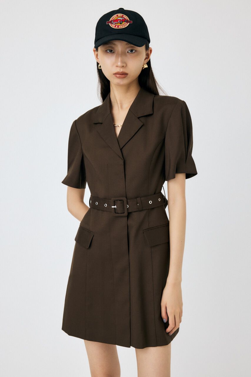 MOUSSY「BELTED BLAZER ミニドレス」|ワンピース|