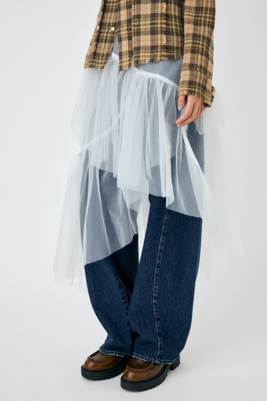 MOUSSY「VOLUME チュールスカート」|スカート|