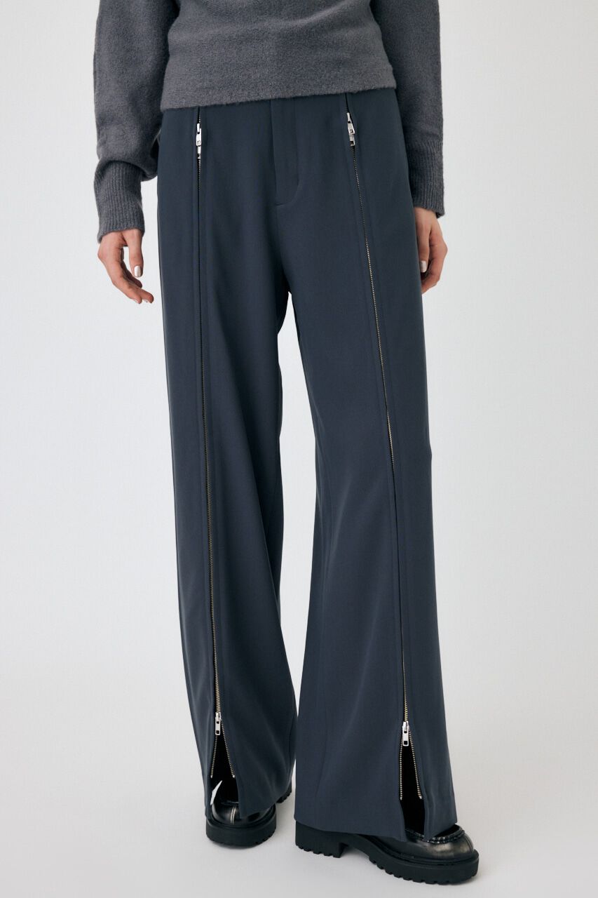 MOUSSY「ZIP UP WIDE トラウザーズ」|その他|