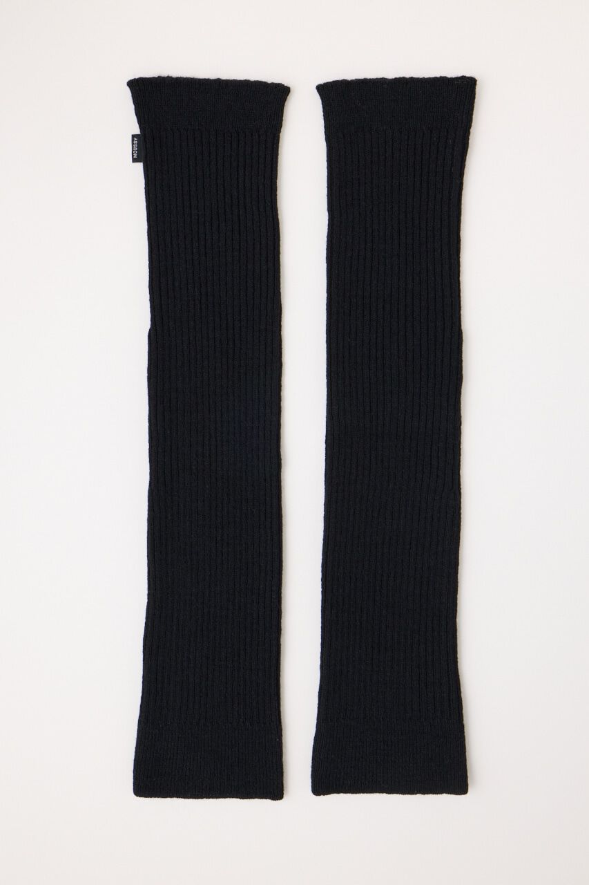 MOUSSY「RIB LOOSE レッグウォーマー」|その他|BLK