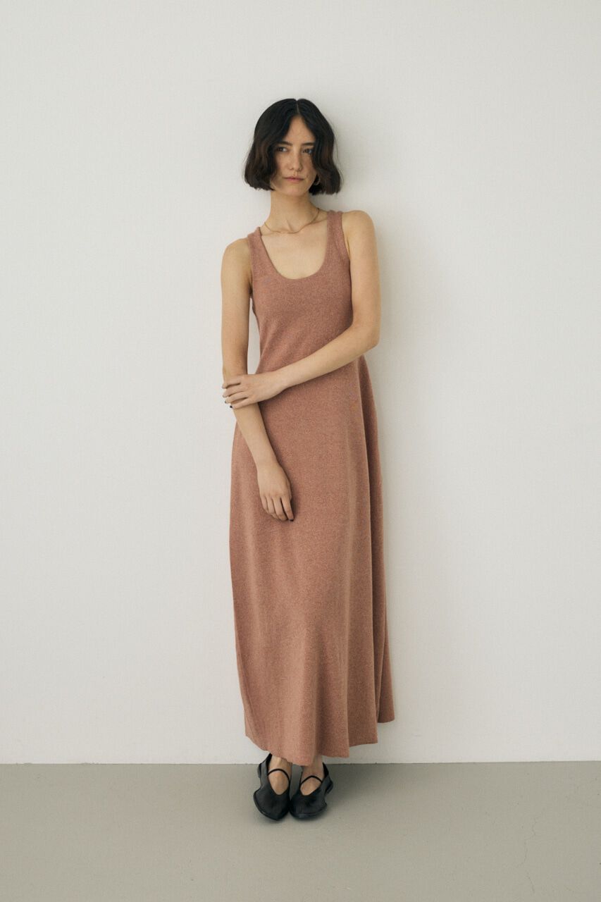 MOUSSY「ノースリーブニットワンピース　オーガニックコットン使用」|ワンピース|L/ORG1