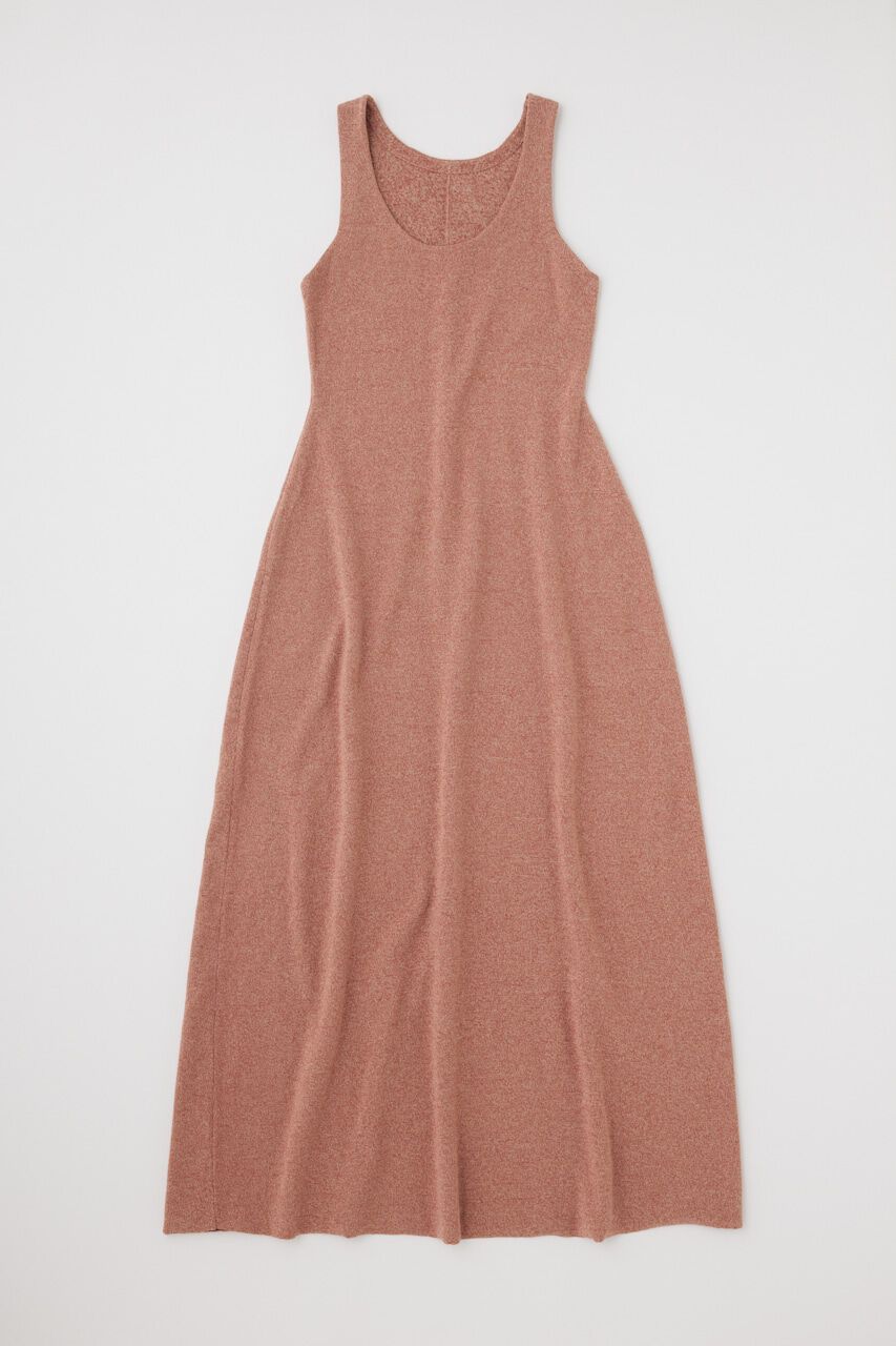 MOUSSY「ノースリーブニットワンピース　オーガニックコットン使用」|ワンピース|