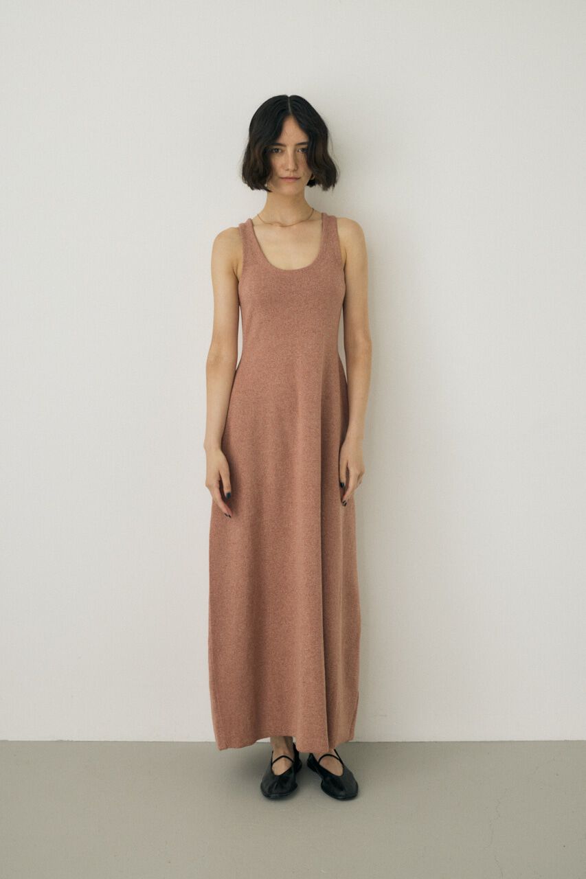 MOUSSY「ノースリーブニットワンピース　オーガニックコットン使用」|ワンピース|