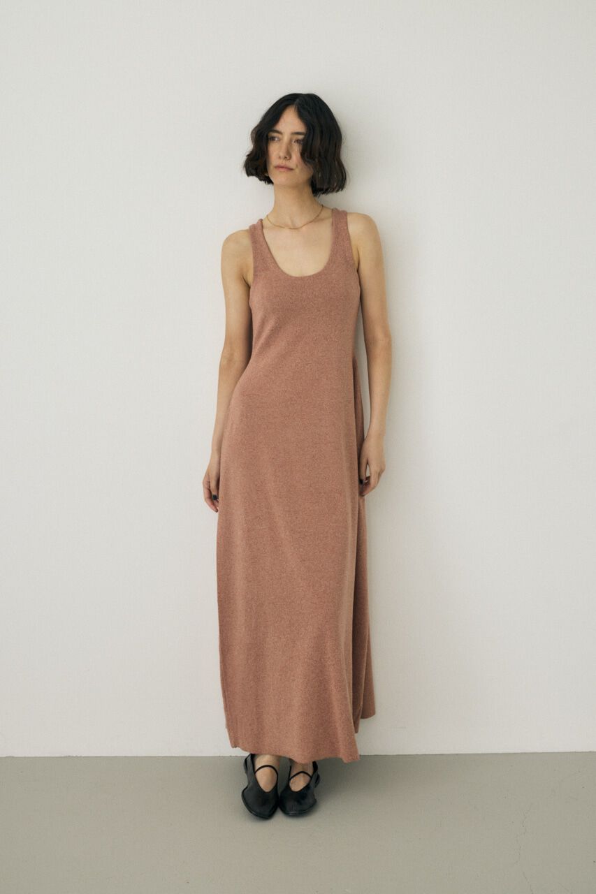 MOUSSY「ノースリーブニットワンピース　オーガニックコットン使用」|ワンピース|