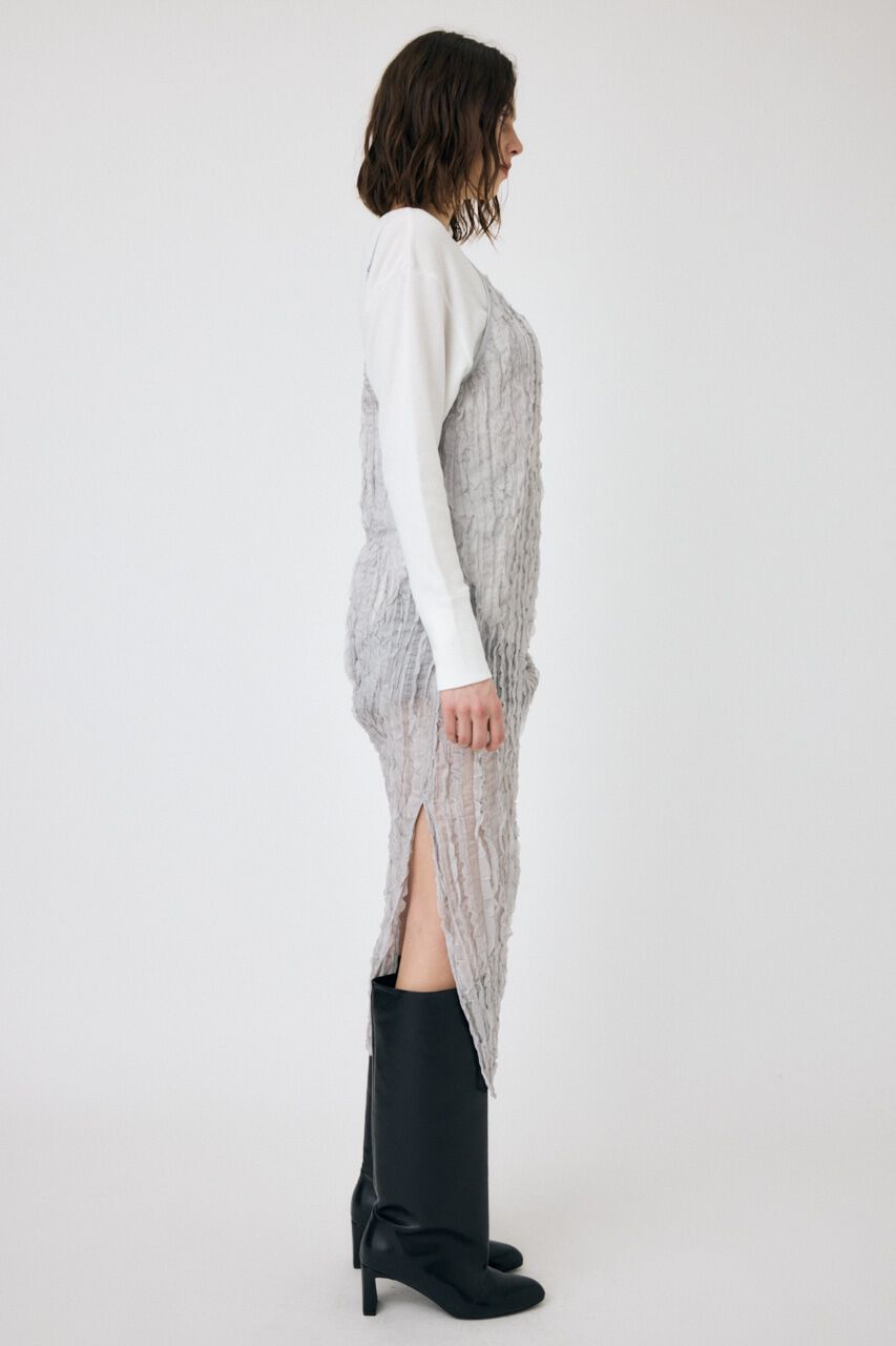 MOUSSY「SHEER FRILL キャミドレス」|ワンピース|