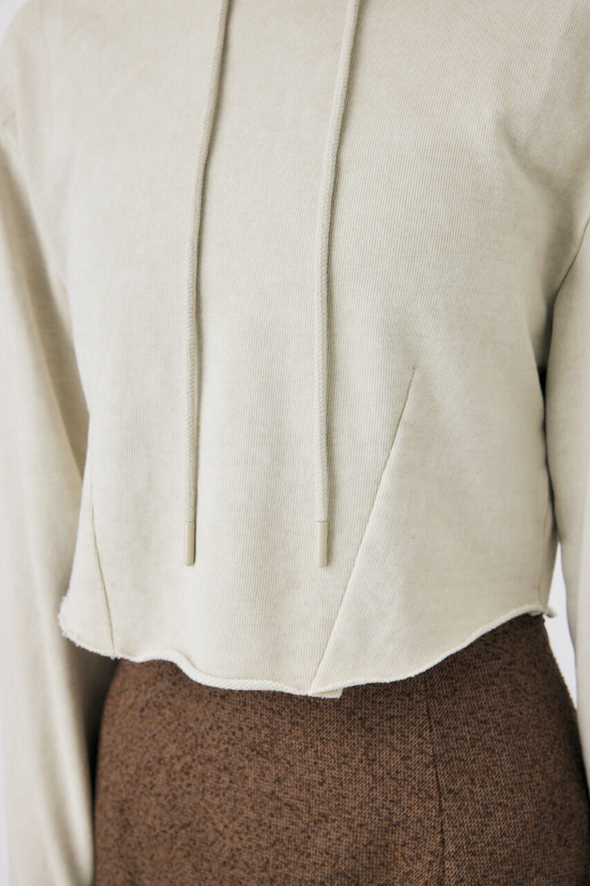 MOUSSY「GARMENT DYE CUT OFF フーディ」|パーカー|