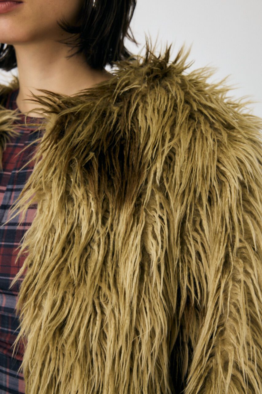MOUSSY「MESSY FAUX ファーコート」|その他|