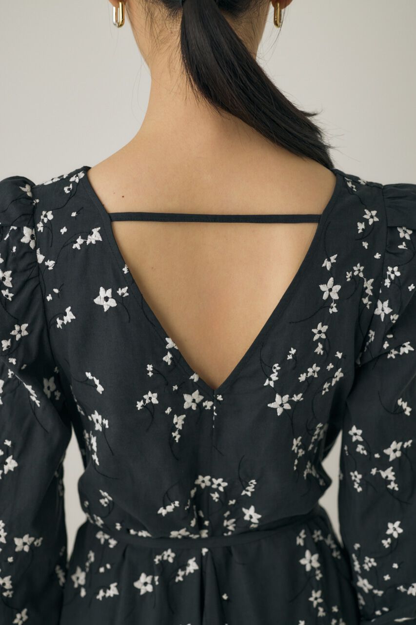 MOUSSY「花柄刺繍ワンピース」|ワンピース|