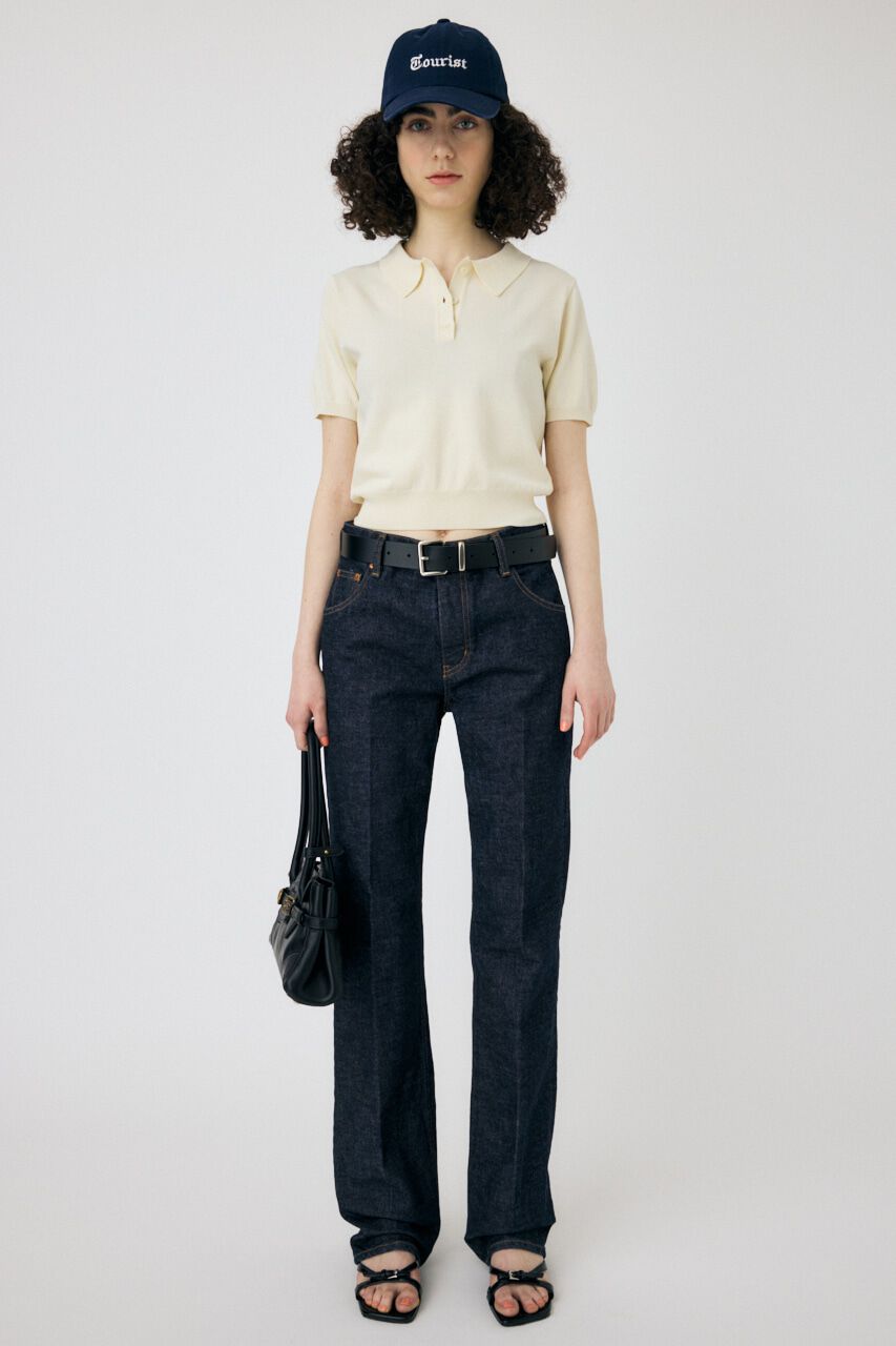 MOUSSY「BASIC KNIT ポロ」|ニット・セーター|