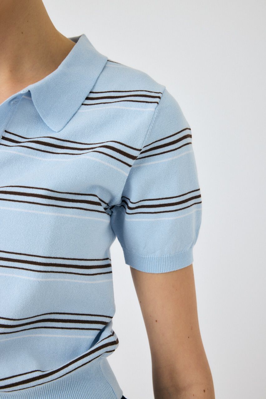 MOUSSY「BASIC KNIT ポロ」|ニット・セーター|