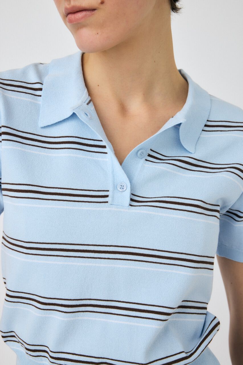 MOUSSY「BASIC KNIT ポロ」|ニット・セーター|