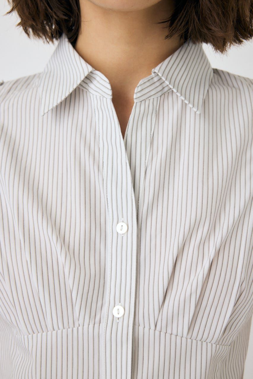 MOUSSY「PIN STRIPE FIT シャツ」|シャツ・ブラウス|