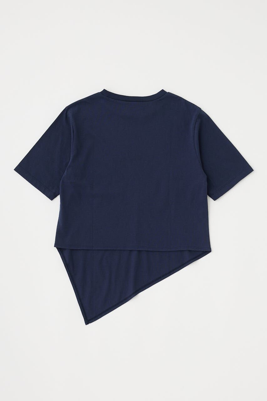 MOUSSY「ASYMMETRY フラワー TEE」|Tシャツ・カットソー|