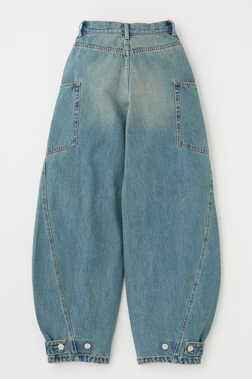 MOUSSY「NARROWED HEM コクーンストレート」|デニム|