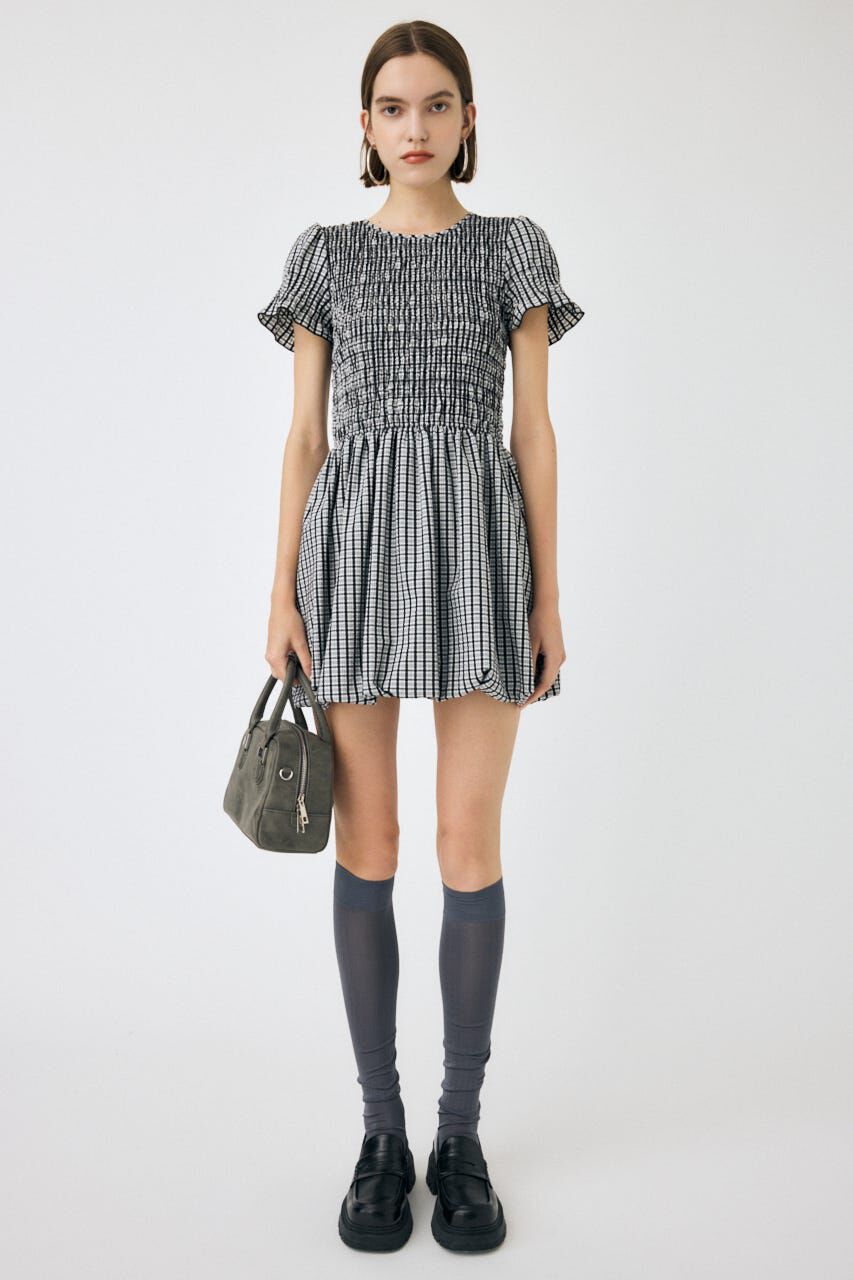 MOUSSY「GATHER BALLOON ミニドレス」|ワンピース|