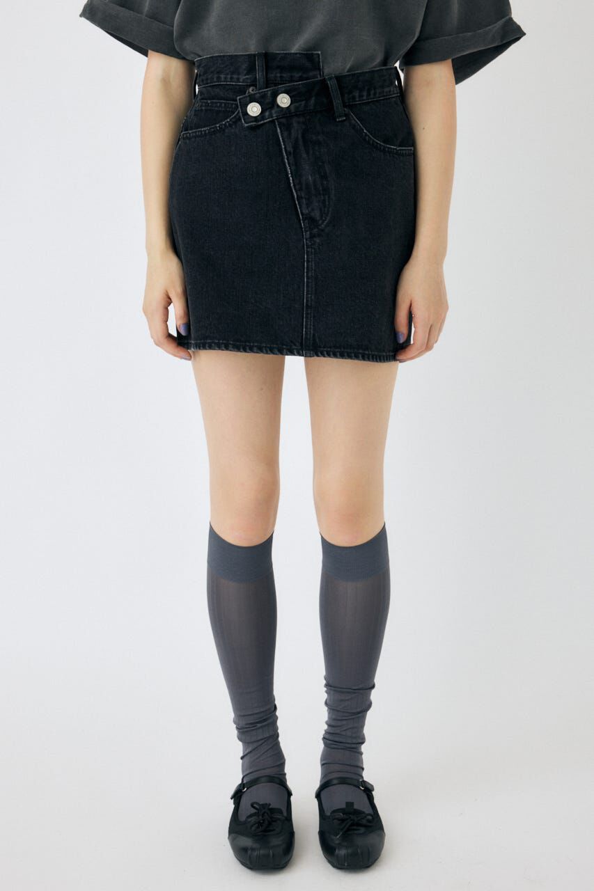 MOUSSY「CROSS WAIST ミニスカート」|スカート|