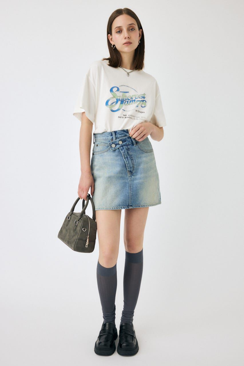 MOUSSY「CROSS WAIST ミニスカート」|スカート|