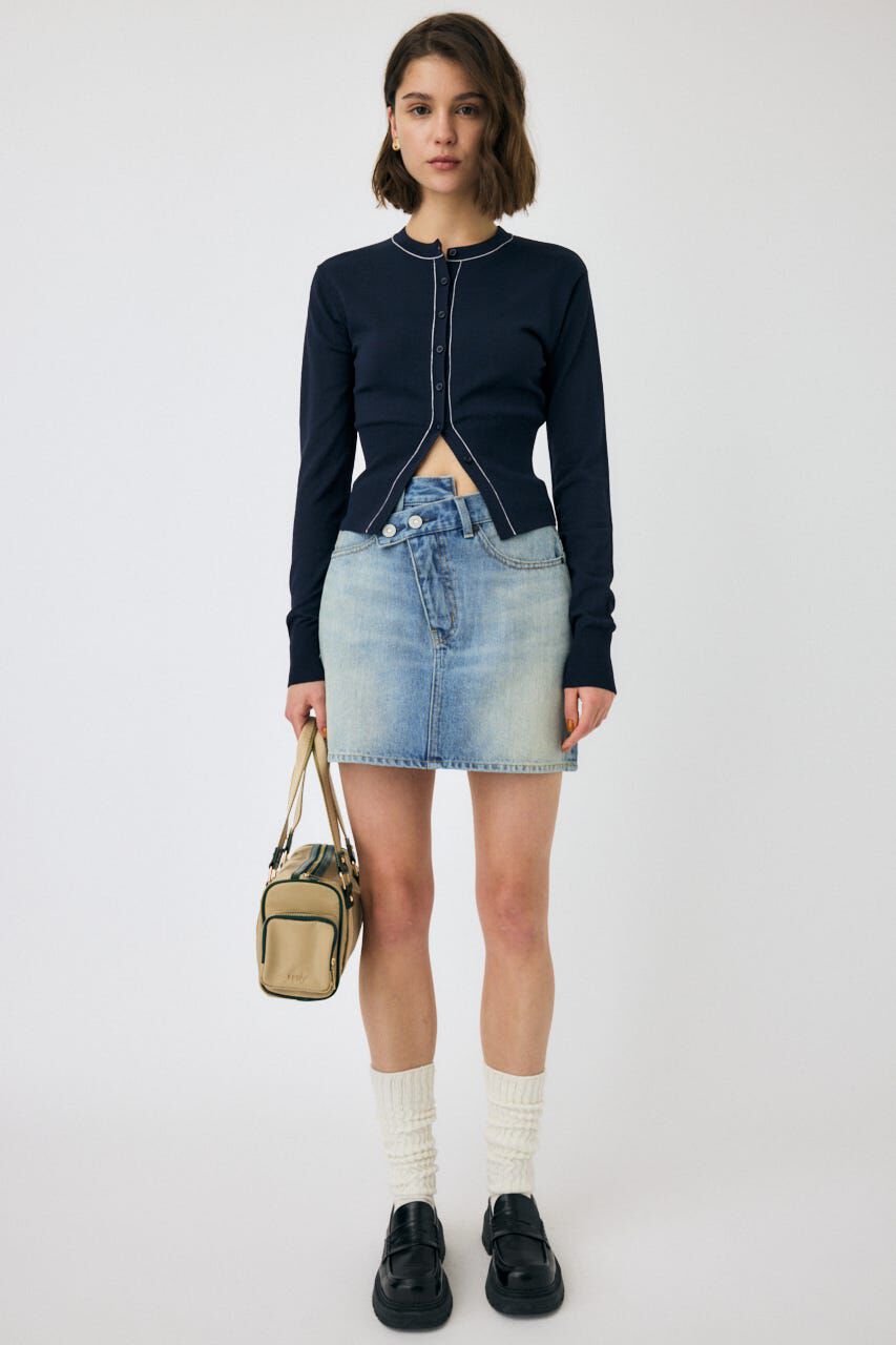 MOUSSY「CROSS WAIST ミニスカート」|スカート|