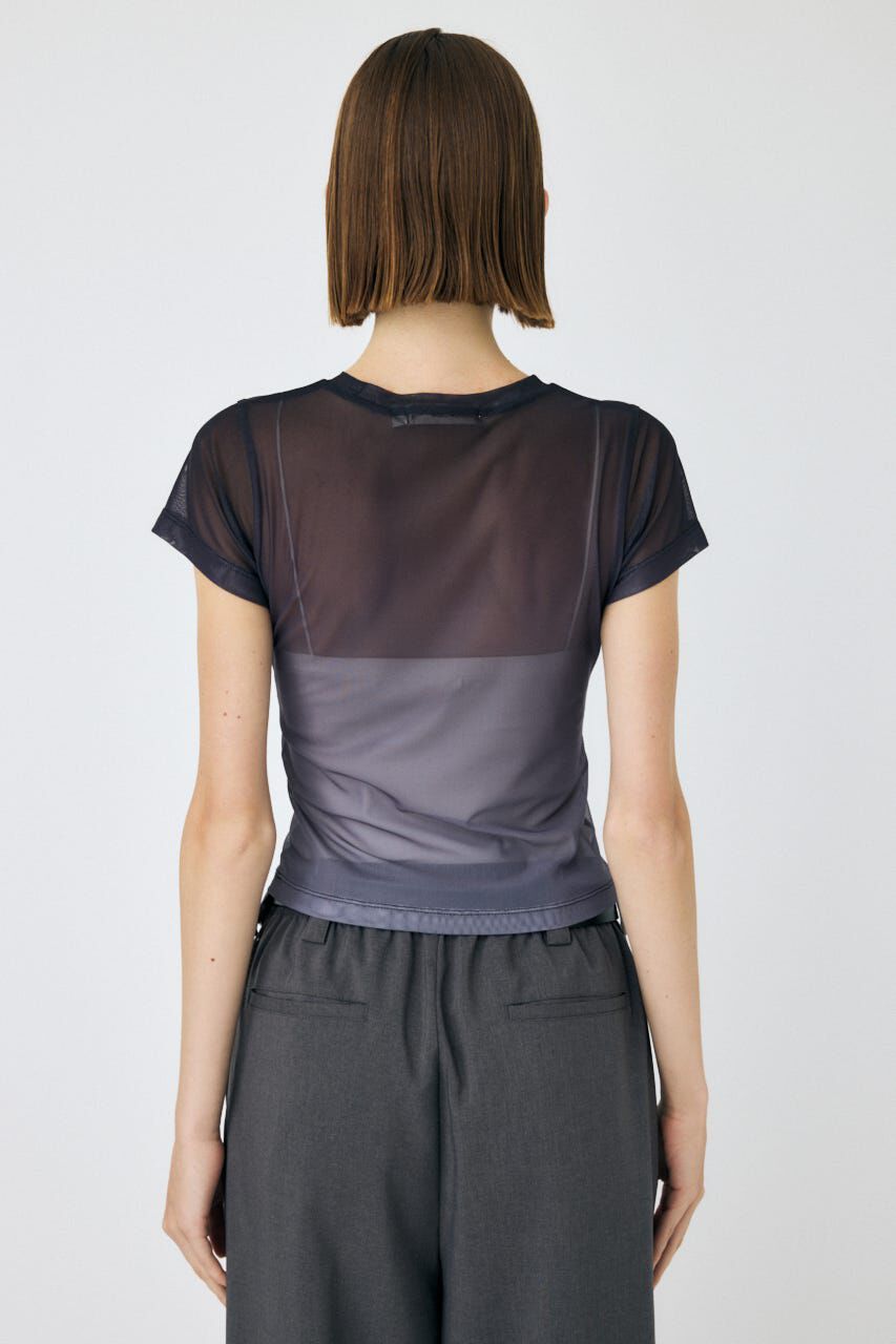 MOUSSY「GRADATION シアー TEE」|Tシャツ・カットソー|