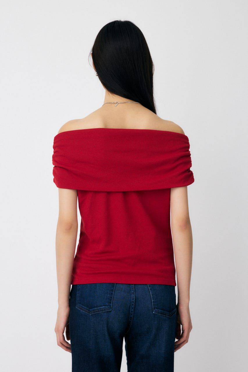 MOUSSY「SHEER OFF SHOULDER トップス」|その他|