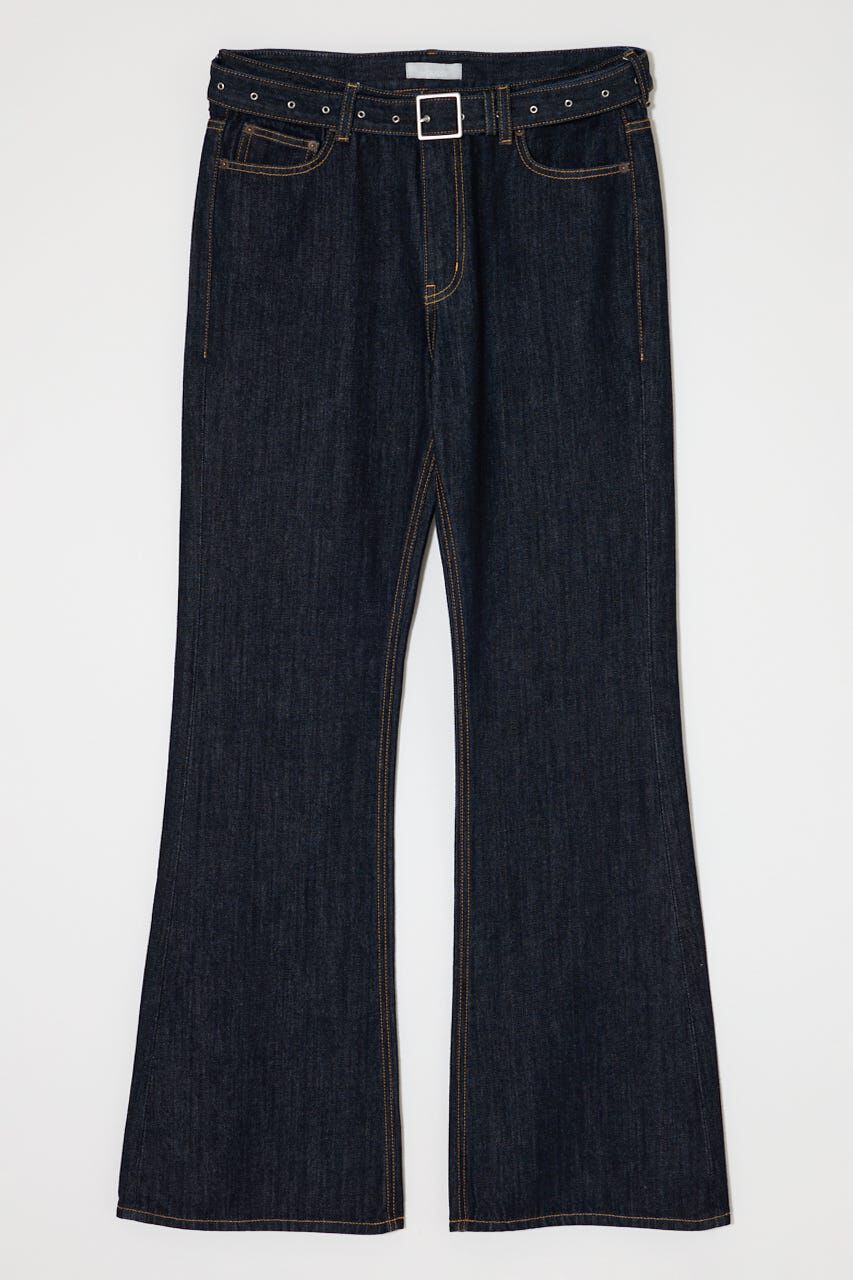 MOUSSY「LOW SLUNG ブーツカットパンツ」|デニム|