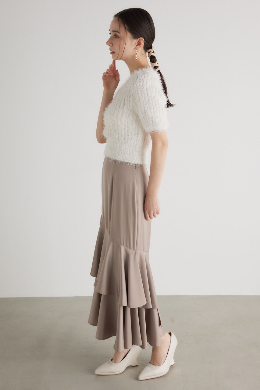 rienda「アシンメトリーレイヤードJ/WマーメイドSK」|スカート|