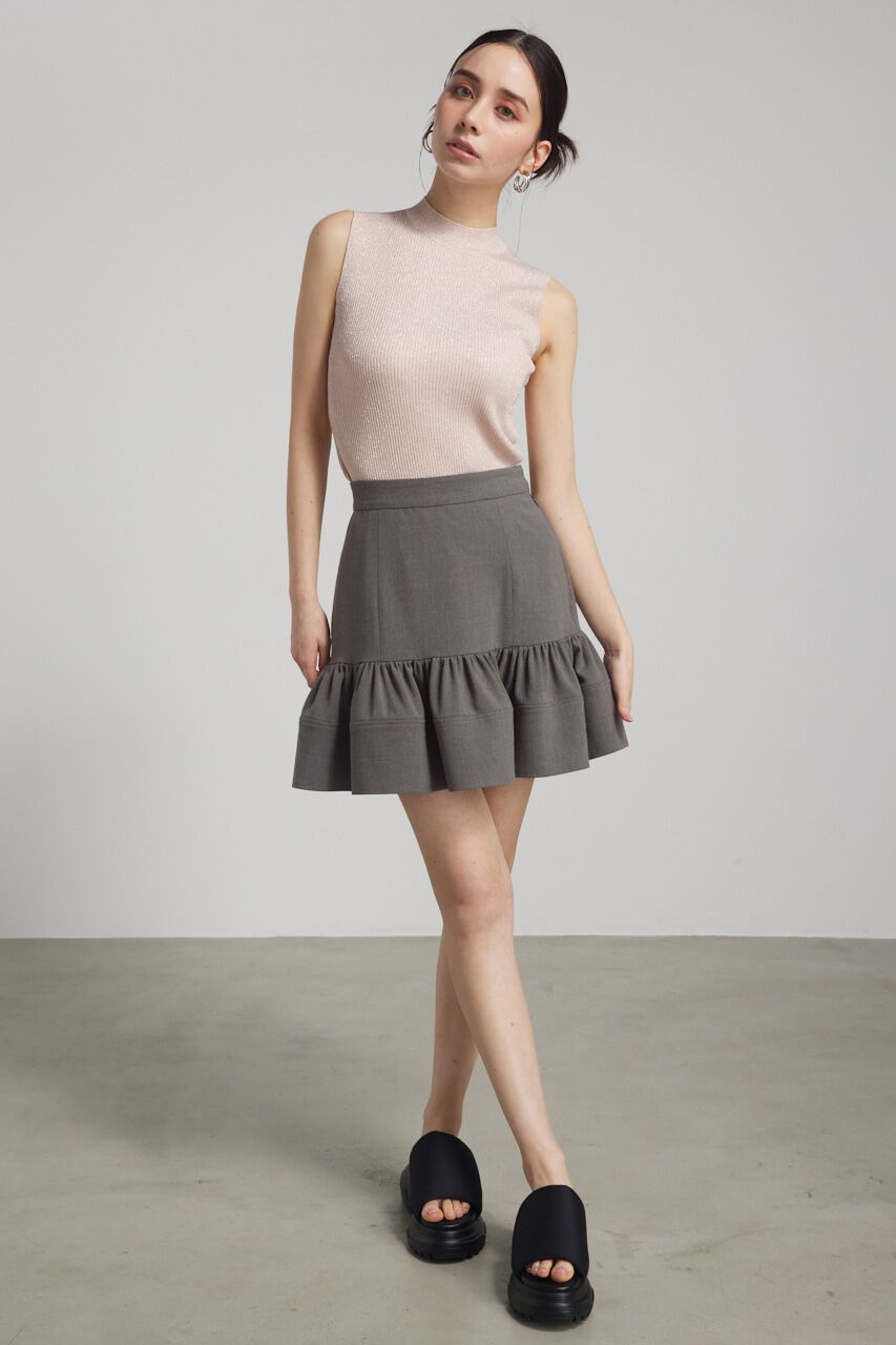 rienda「ミニマーメイドフリルJ/W SK」|スカート|GRY