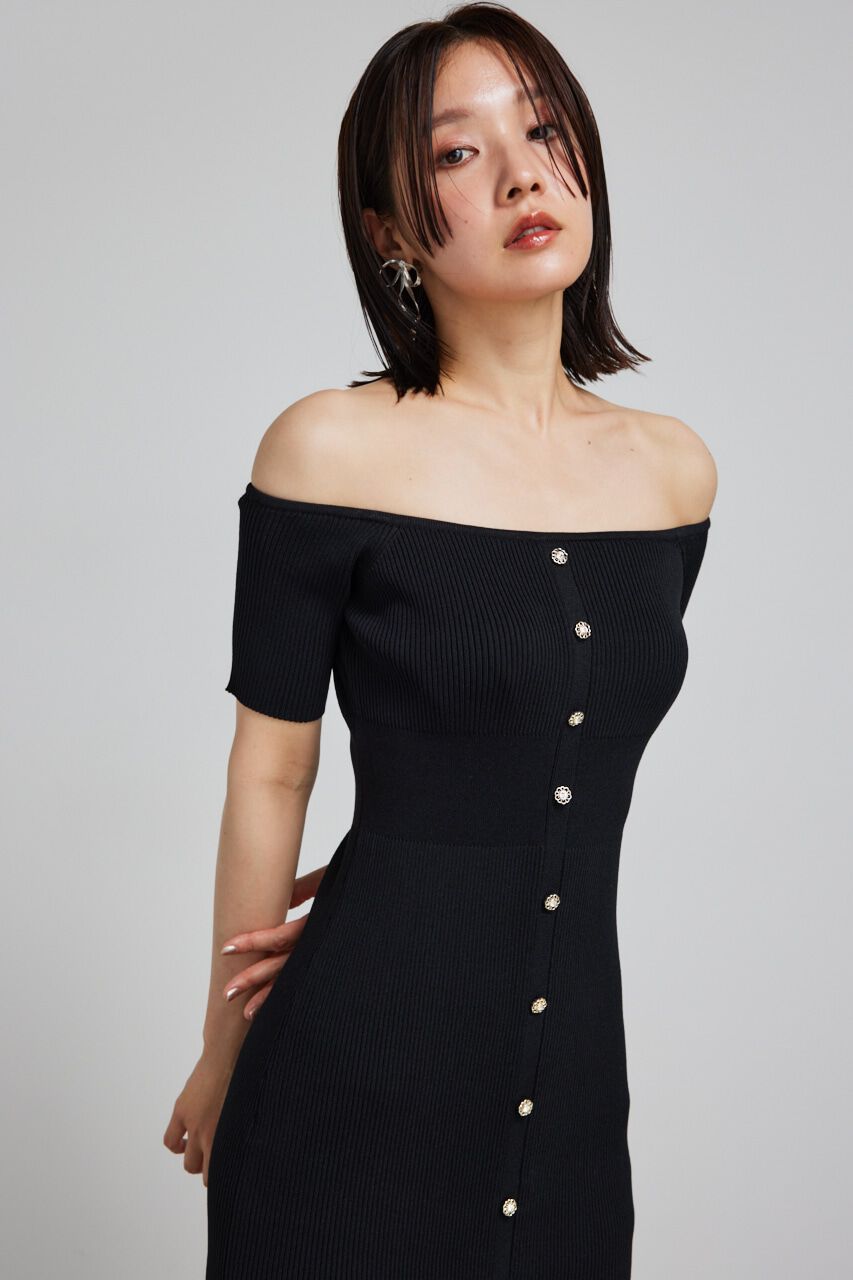 rienda「ビスチェセットタイトニットワンピース」|ワンピース|