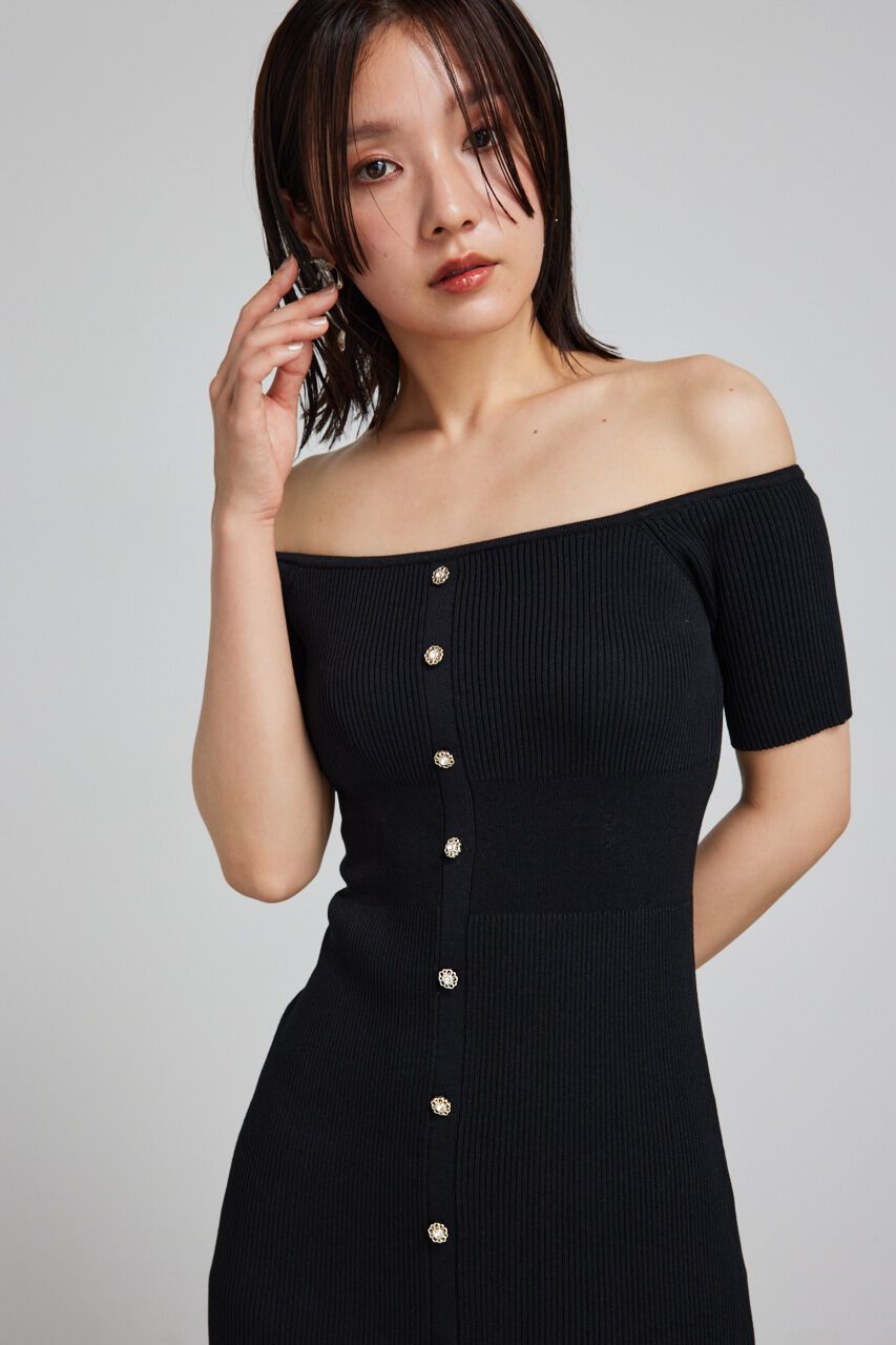 rienda「ビスチェセットタイトニットワンピース」|ワンピース|