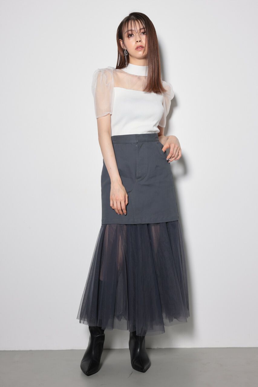 rienda「バックオープンニットトップス」|ニット・セーター|